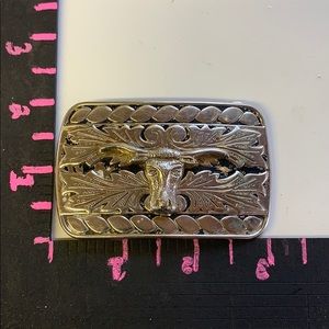 Vintage cow buckle